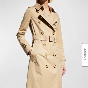 Burberry Kensington Heritage Belted Long Trench Coat